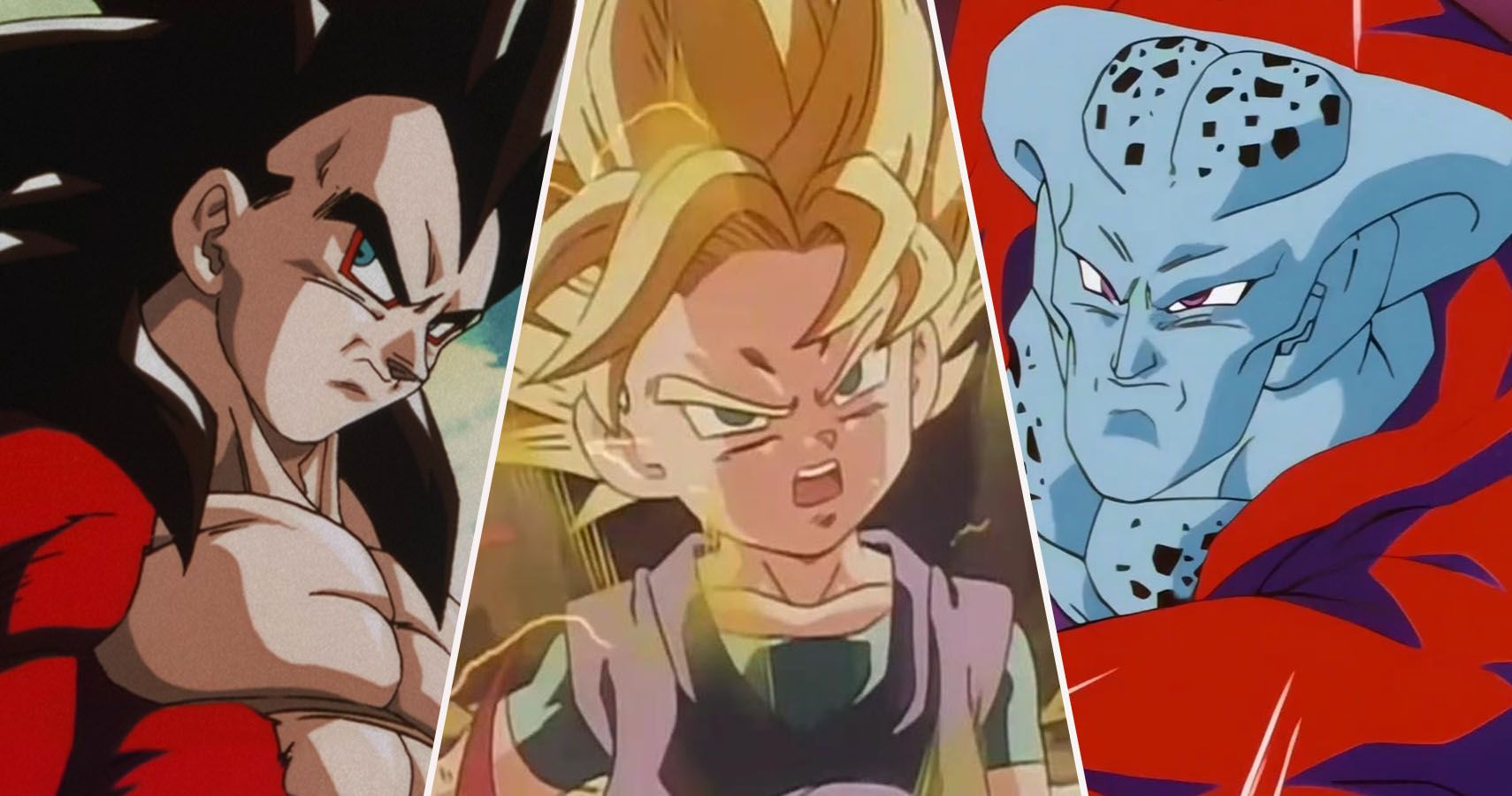 Super Saiyan 4 Vegeta, Super Saiyan Goku Jr. e Ledgic de Dragon Ball GT