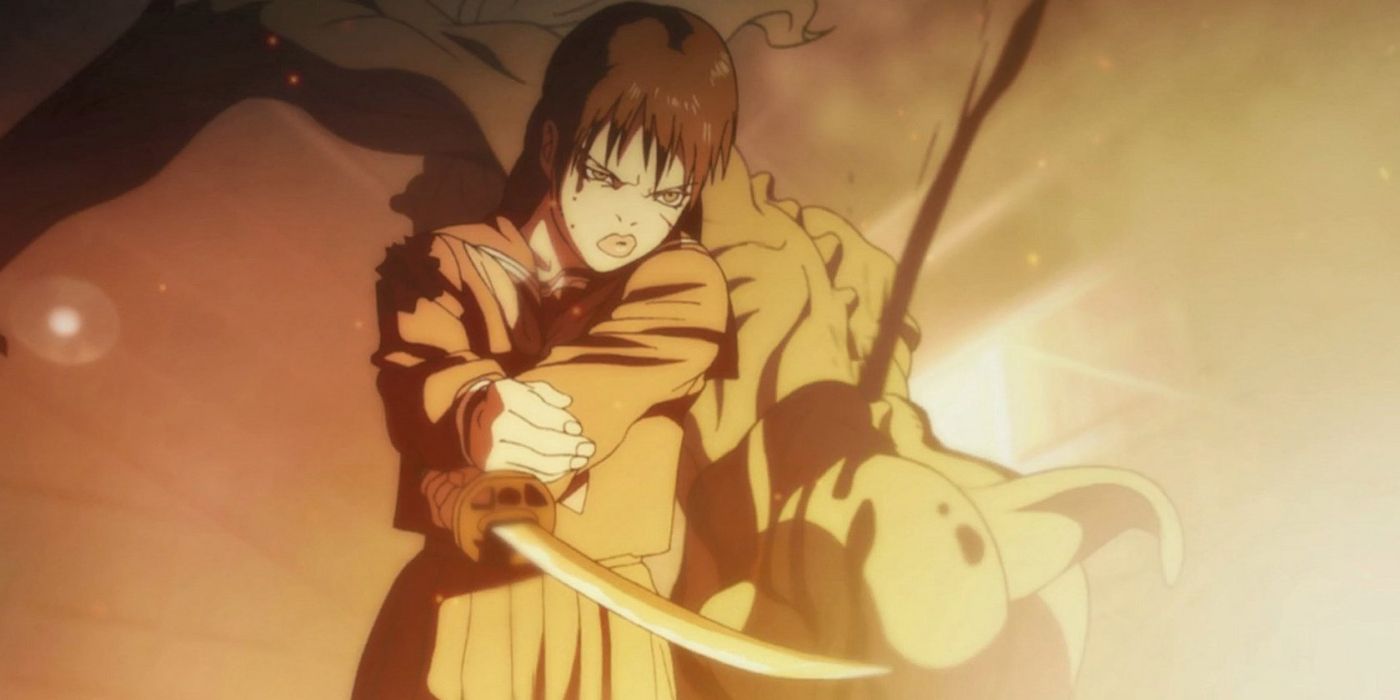 The main character injured in the blood last vampire