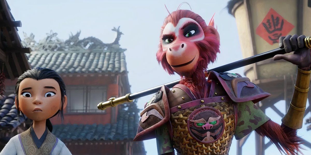 El Rey Mono y Lin en El Rey Mono de Netflix