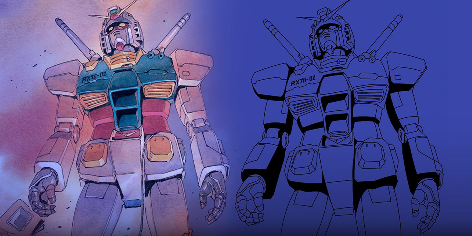 Mobile Suit Gundam RX-78-2 Mecha Robot da série Origin Manga