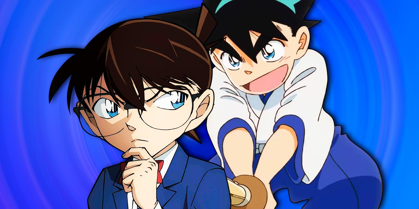 Imagem de Yaiba Kurogane e Conan Edogawa