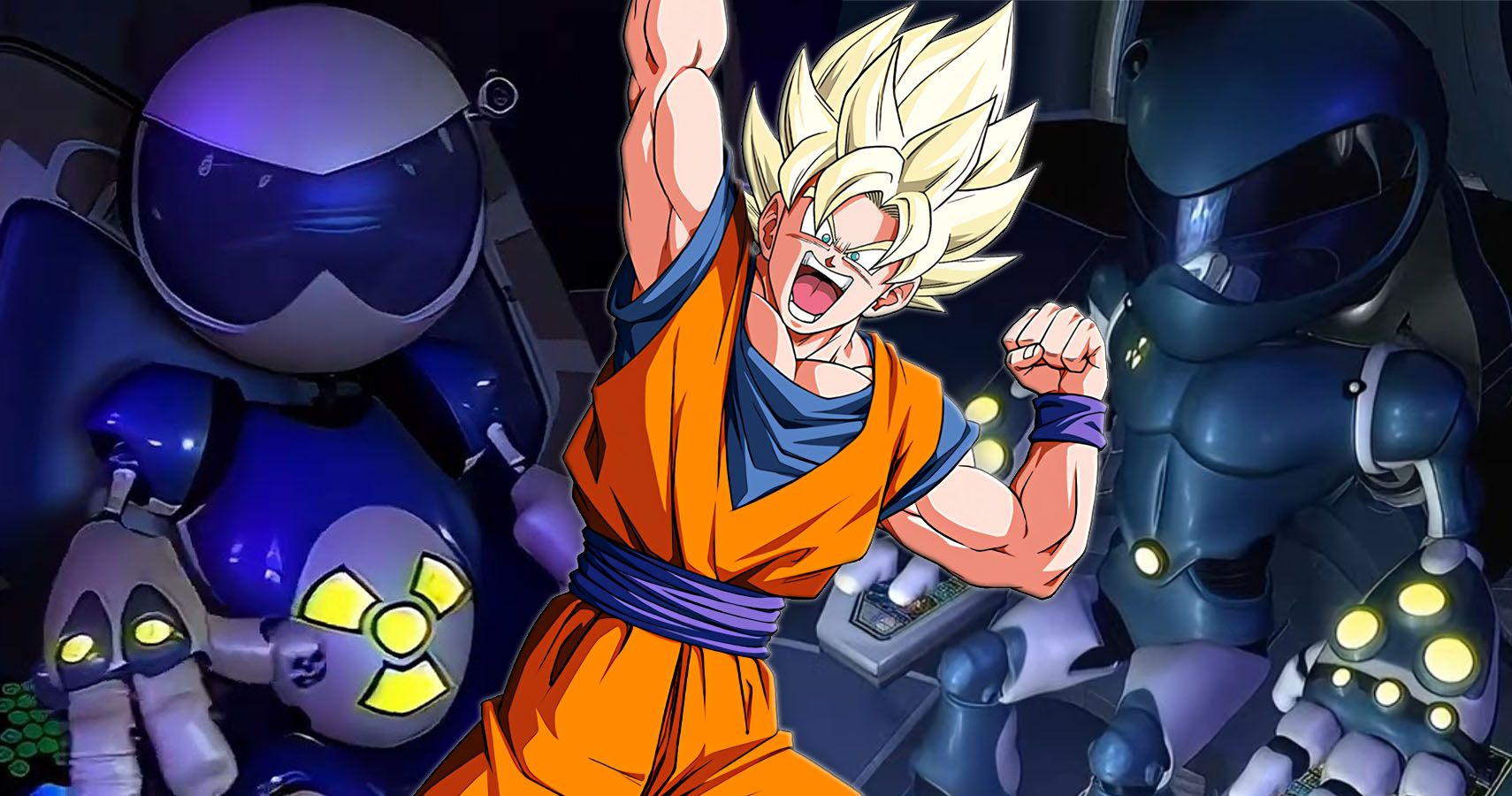 Tom de Toonami and Super Saiyan Goku from DBZ
