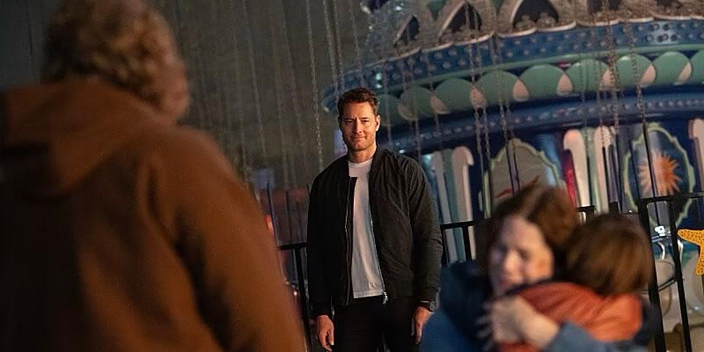 Colter standing in an abandoned amusement park in Tracker.