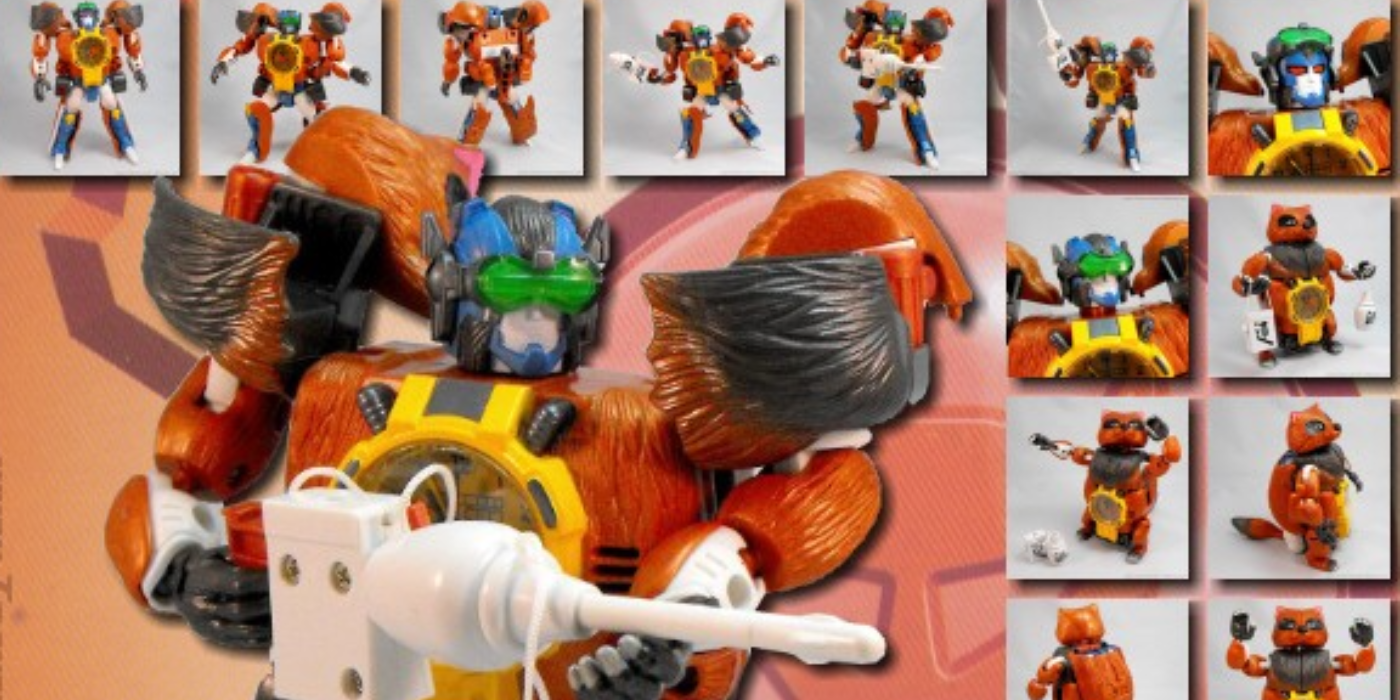 Heinlad en modo robot y modo bestia.