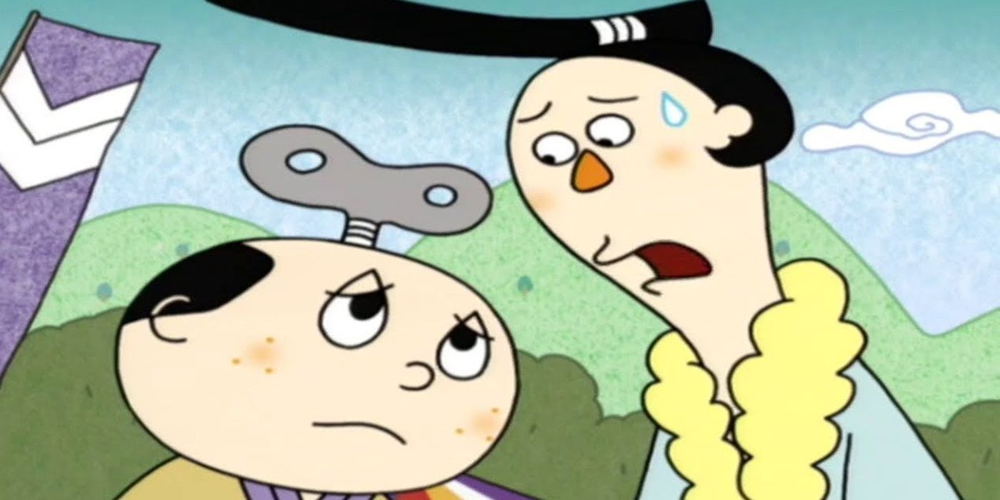 two characters from the Zenmai Zamurai anime.