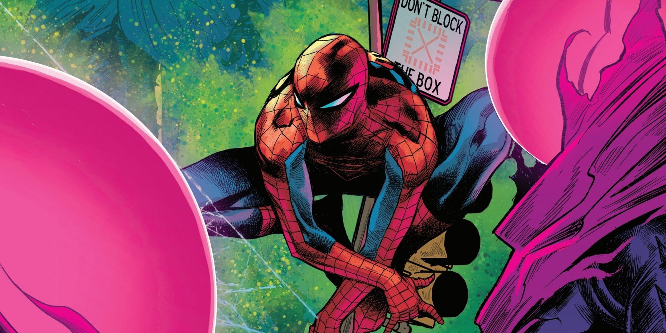 Spider-Man faces off against Mysterio