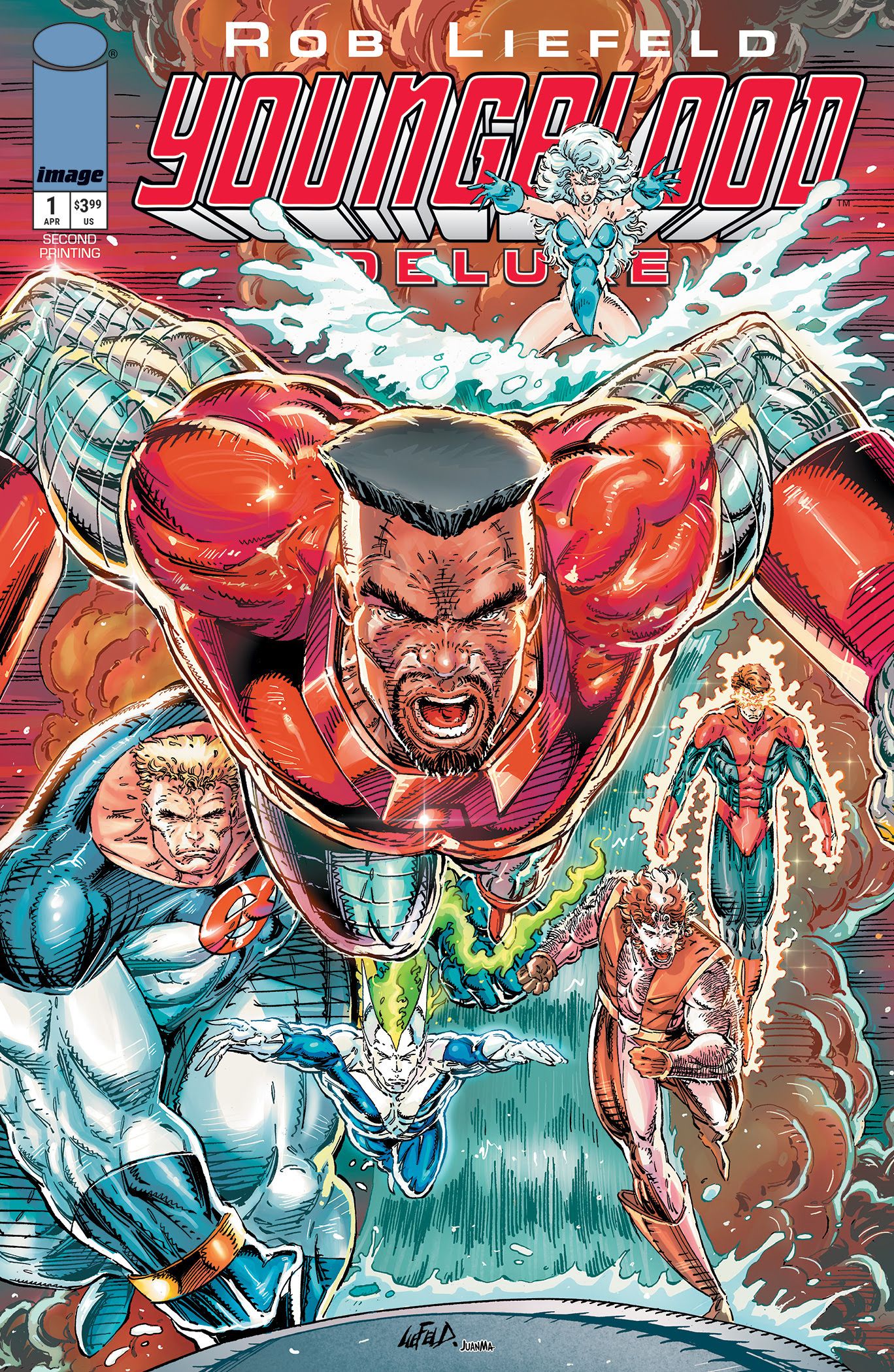 Cover to Youngblood Deluxe reprint