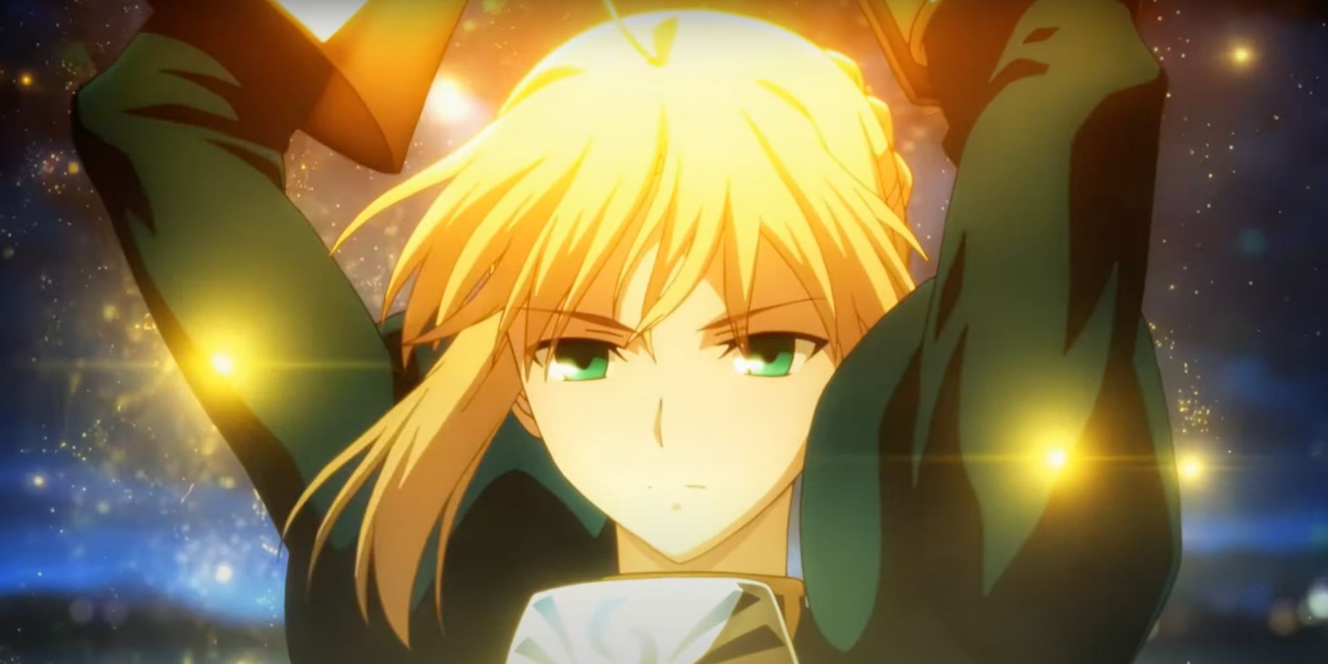 Saber uses her Noble Phantasm in Fate/Zero.