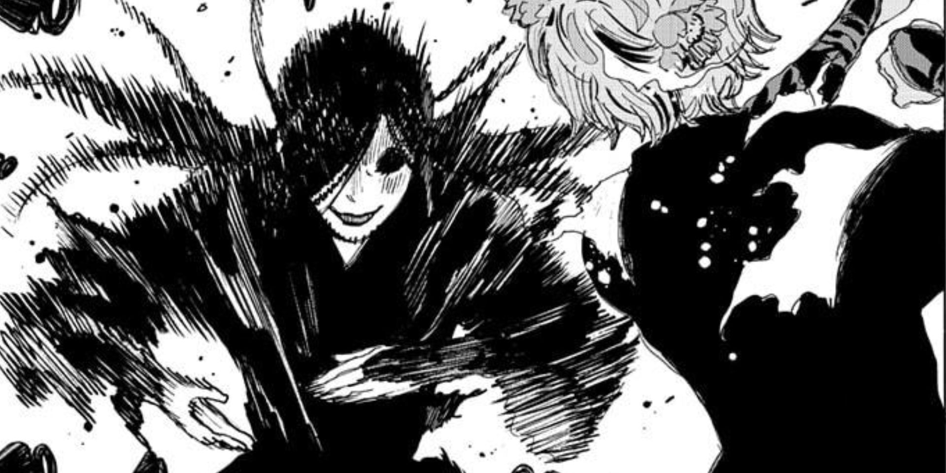 Gabimaru pelea con Shiji en el manga de Hell's Paradise.