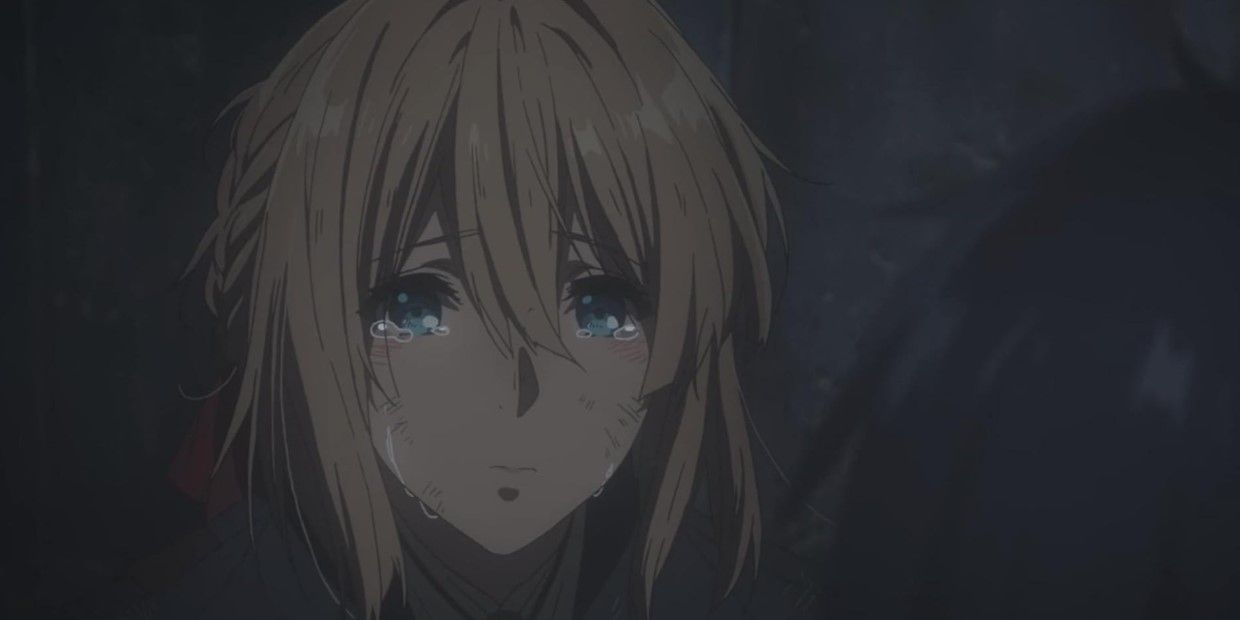 Violet en Violet Evergarden Episodio 9