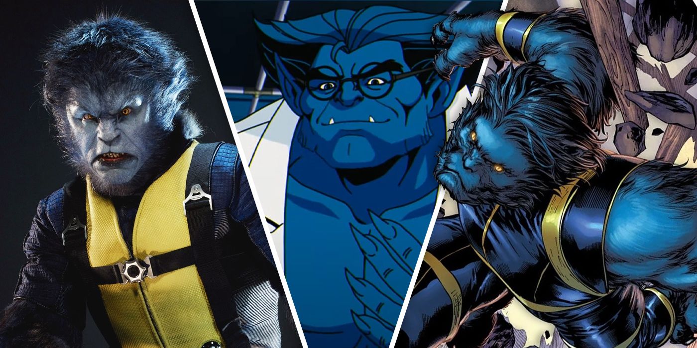 X-Men Beast from comics, movies, and animation
