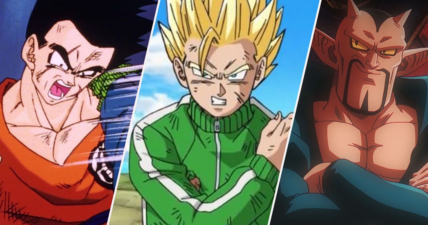 Yamcha, Super Saiyan Gohan, and Dabura from DBZ, Dragon Ball Super, and Dragon Ball DAIMA
