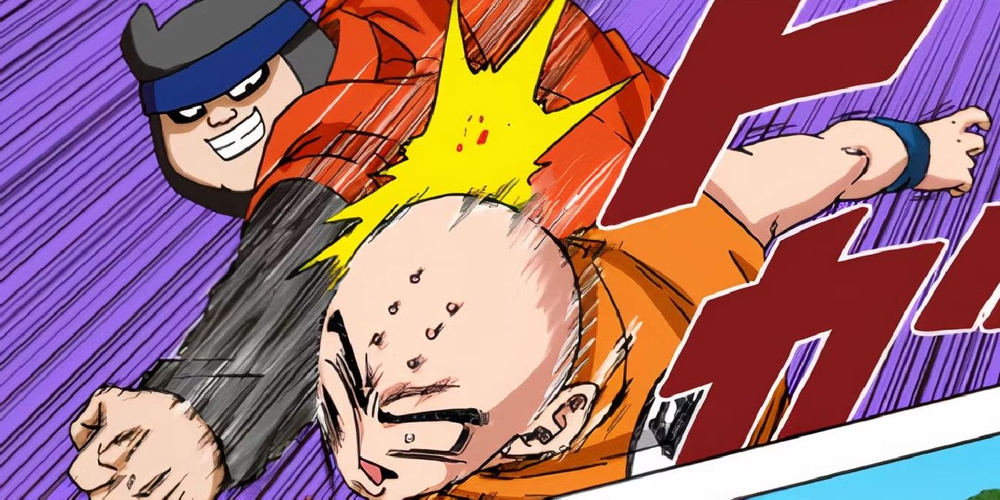 Yunba beats up Krillin - Dragon Ball Super