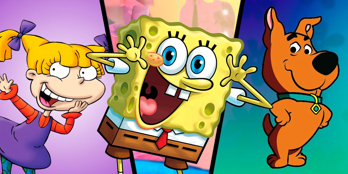 Spongebob, Scrappy Doo, Angelica Pickles