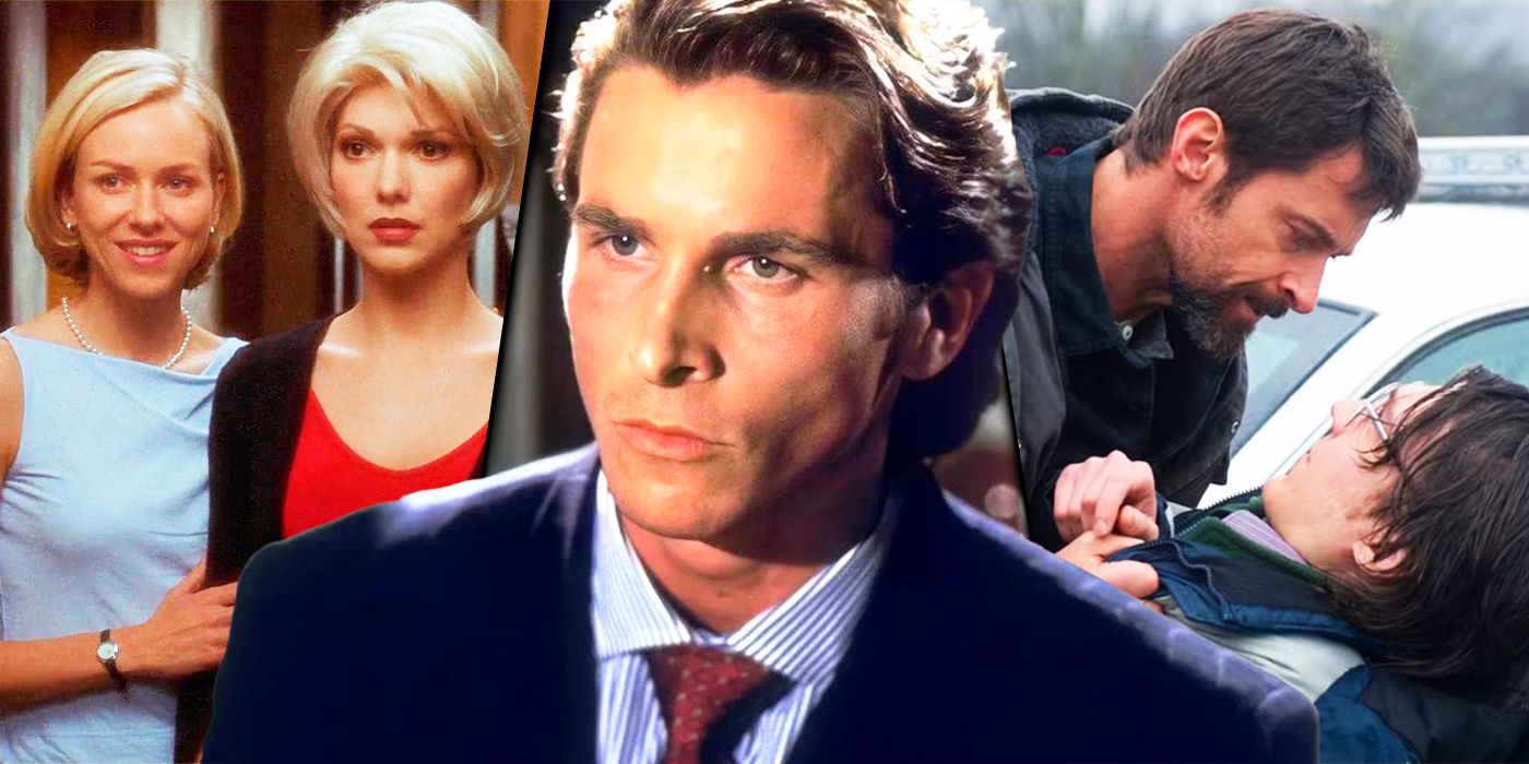 Patrick Bateman in the center, Mulholland Drive, Prisoners on the sides