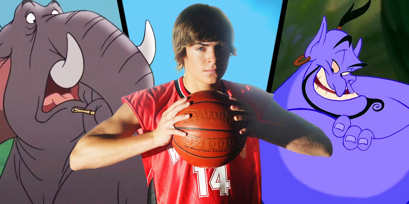 Jungle Book Elephant, Troy from High School Musical and Genie from Aladdin