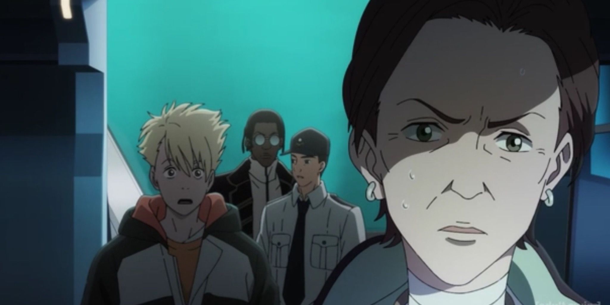 Hersch and the rest of the Lazare team seem surprised in episode 5 of Lazarus