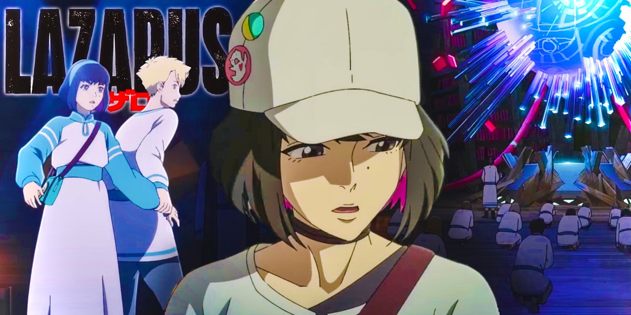 Eleina is thinking about her past in the Anime episode of Shinichiro Watanabe to Lazarus 6