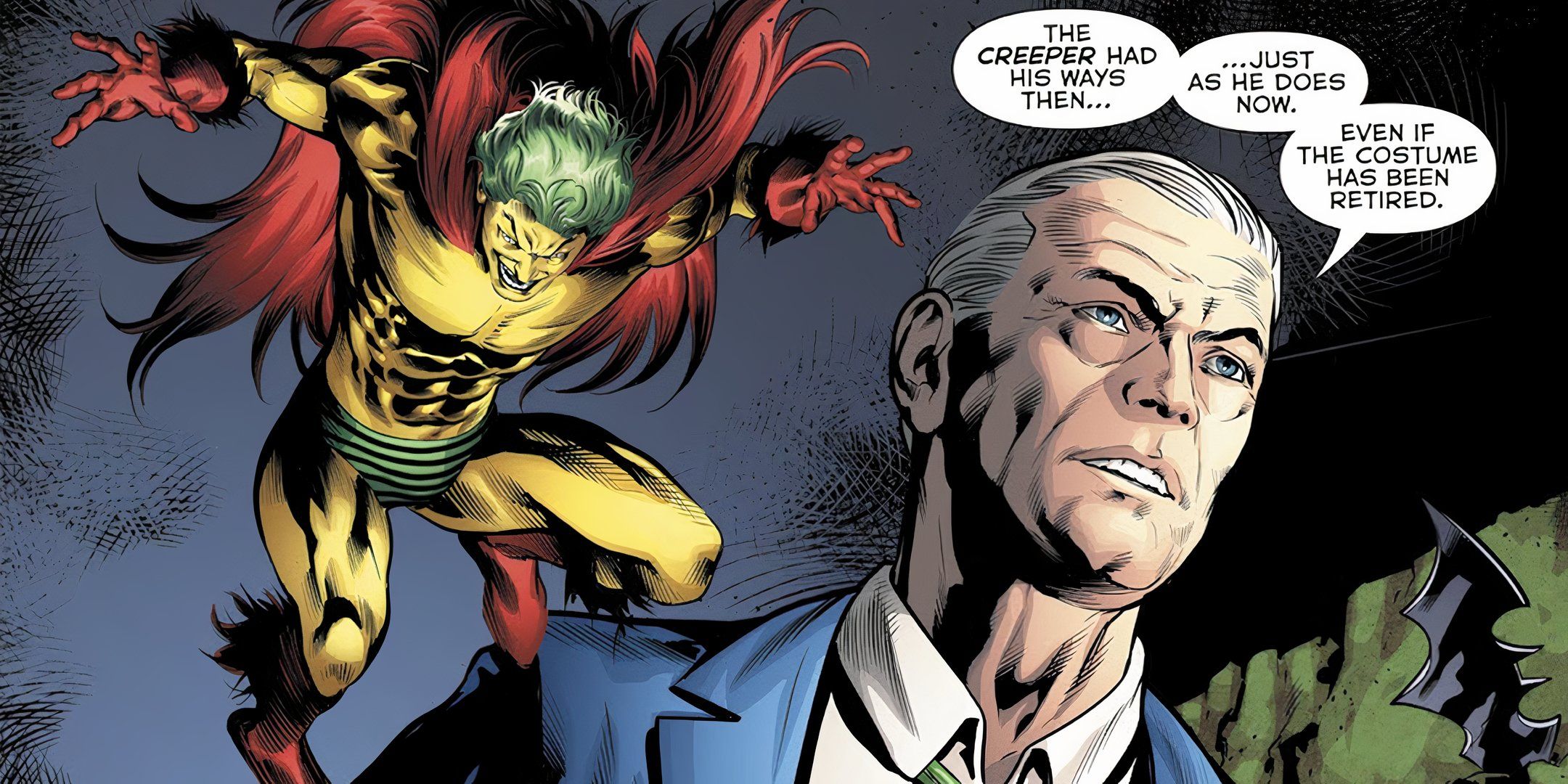 Jack Ryder leaves his days as the Creeper behind in Batman Beyond #22