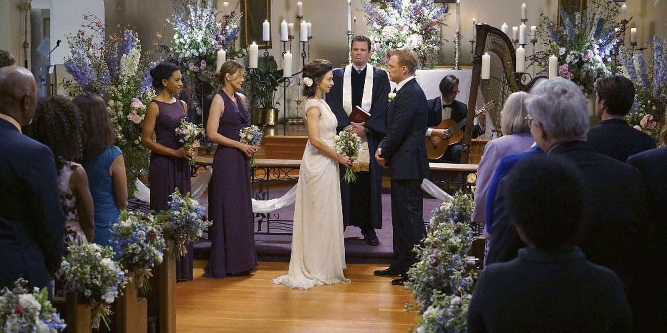 Caterina Scorsone and Kevin McKidd as Amelia Shepherd and Owen Hunt in Grey's Anatomy