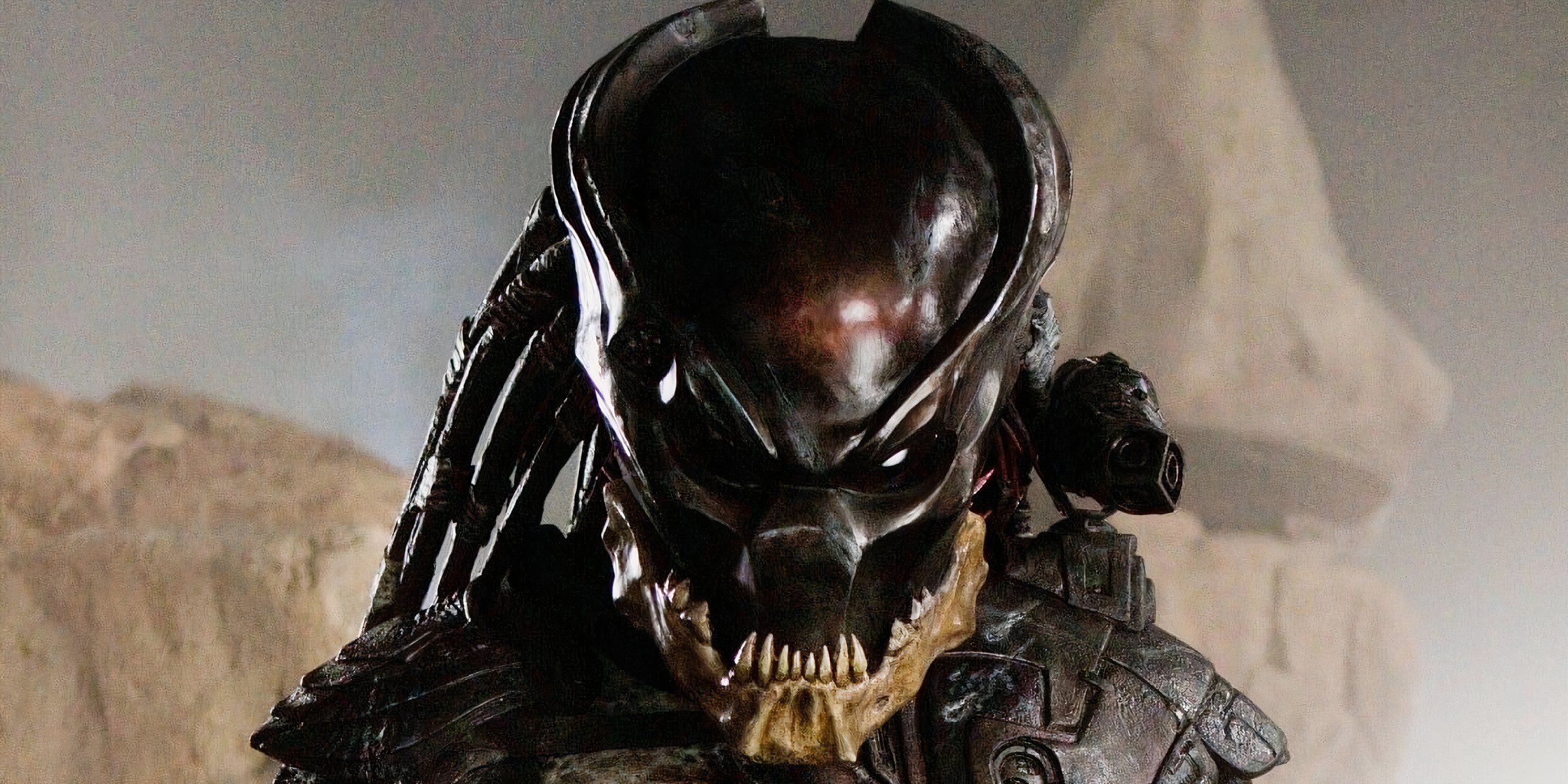 Berserker Predator usando su máscara bio en The Predators