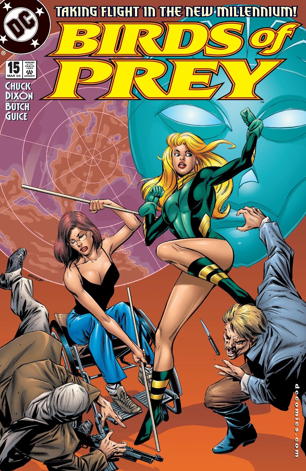 The cover of Birds of Prey #15