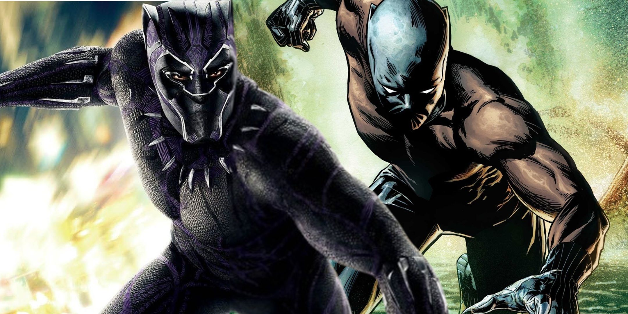 Black Panther paired with the future Black Panther