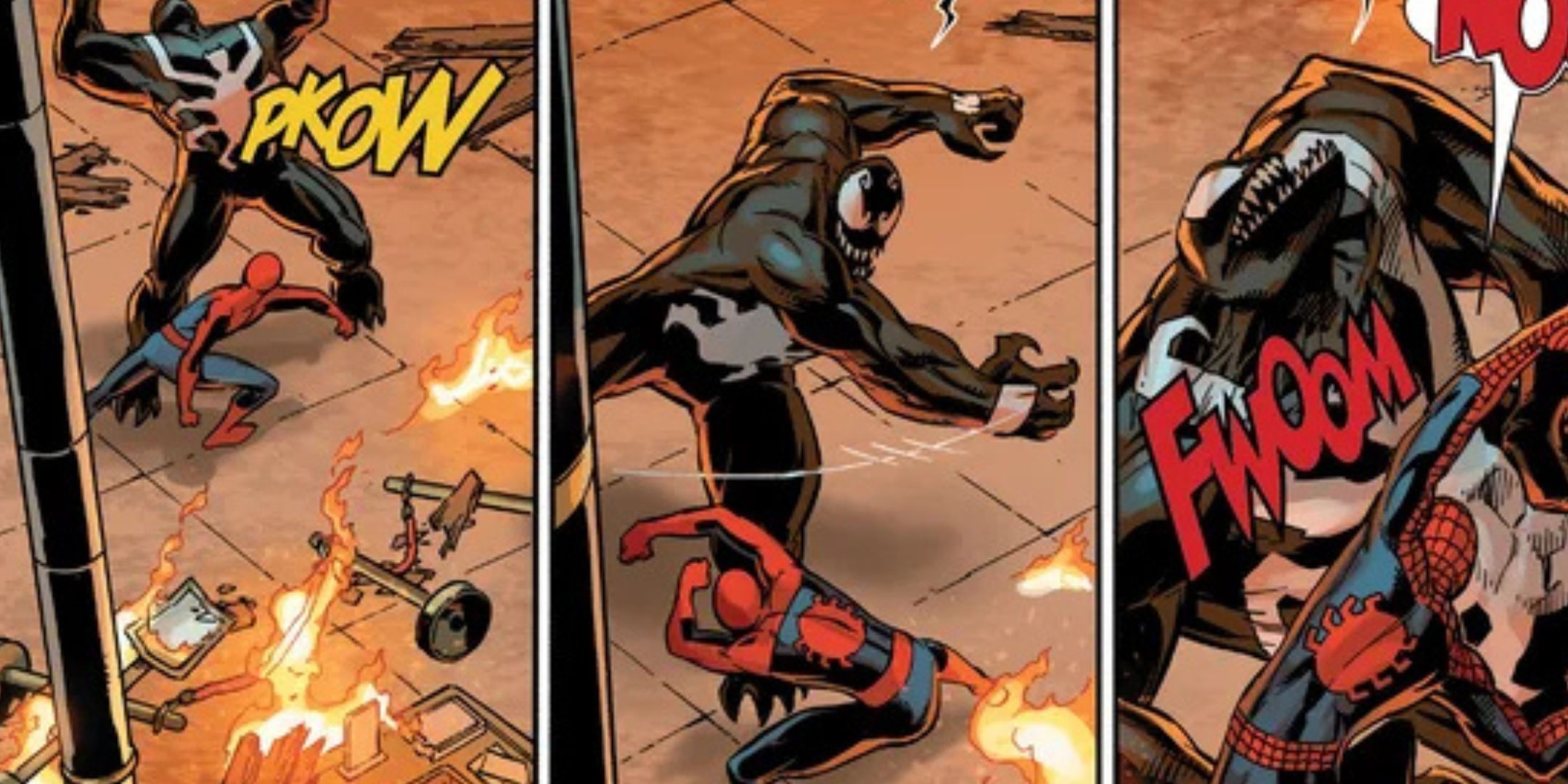 Spider-Man vs Venom in Renew Your Vows