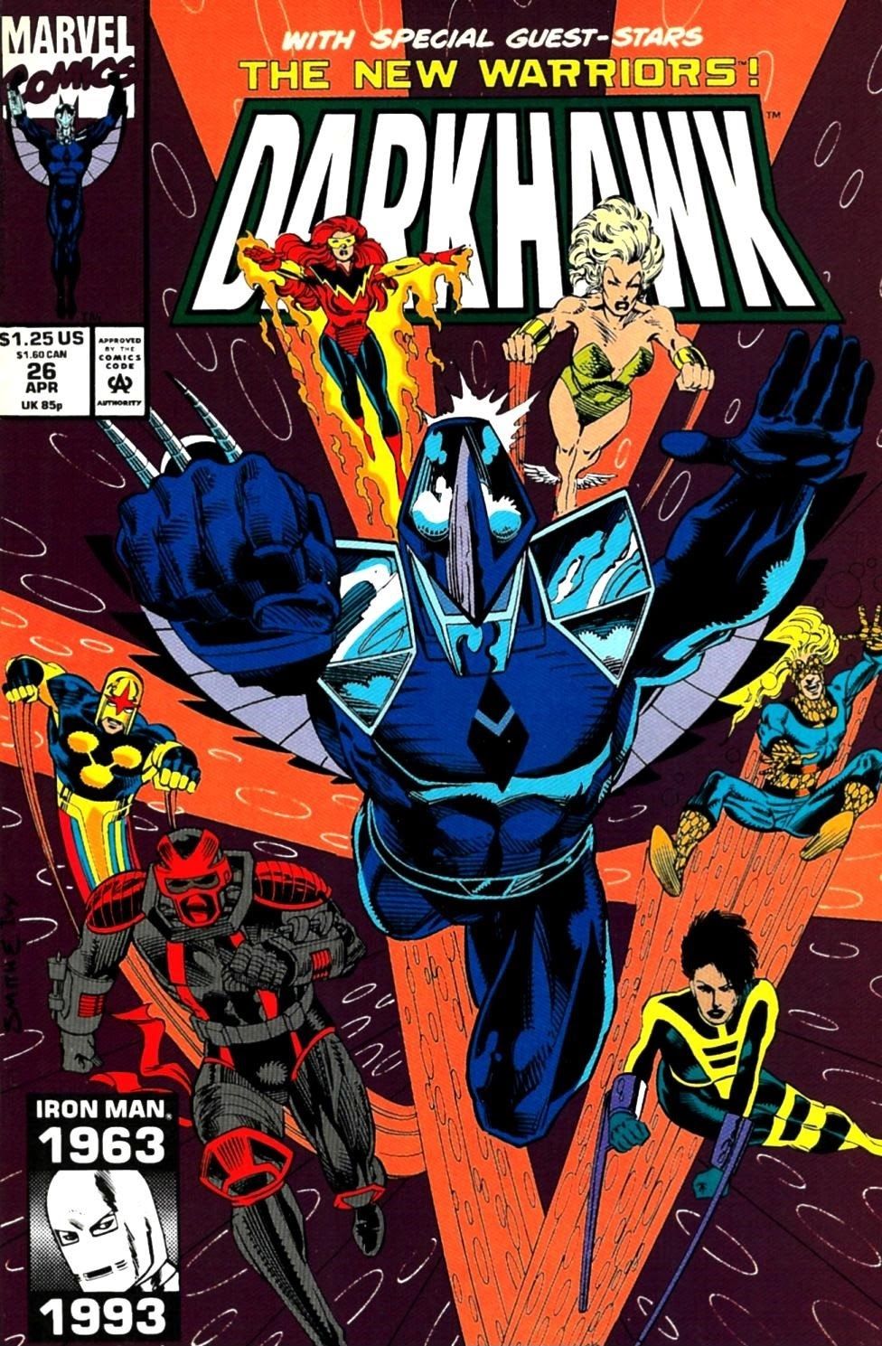The cover of Darkhawk #26