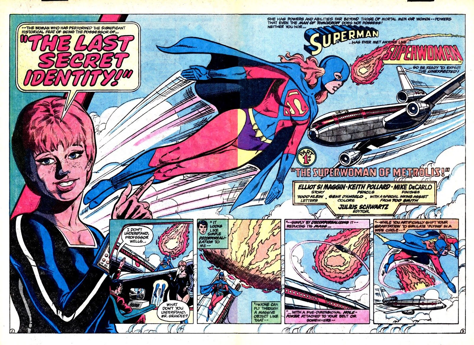 Superwoman makes her debut