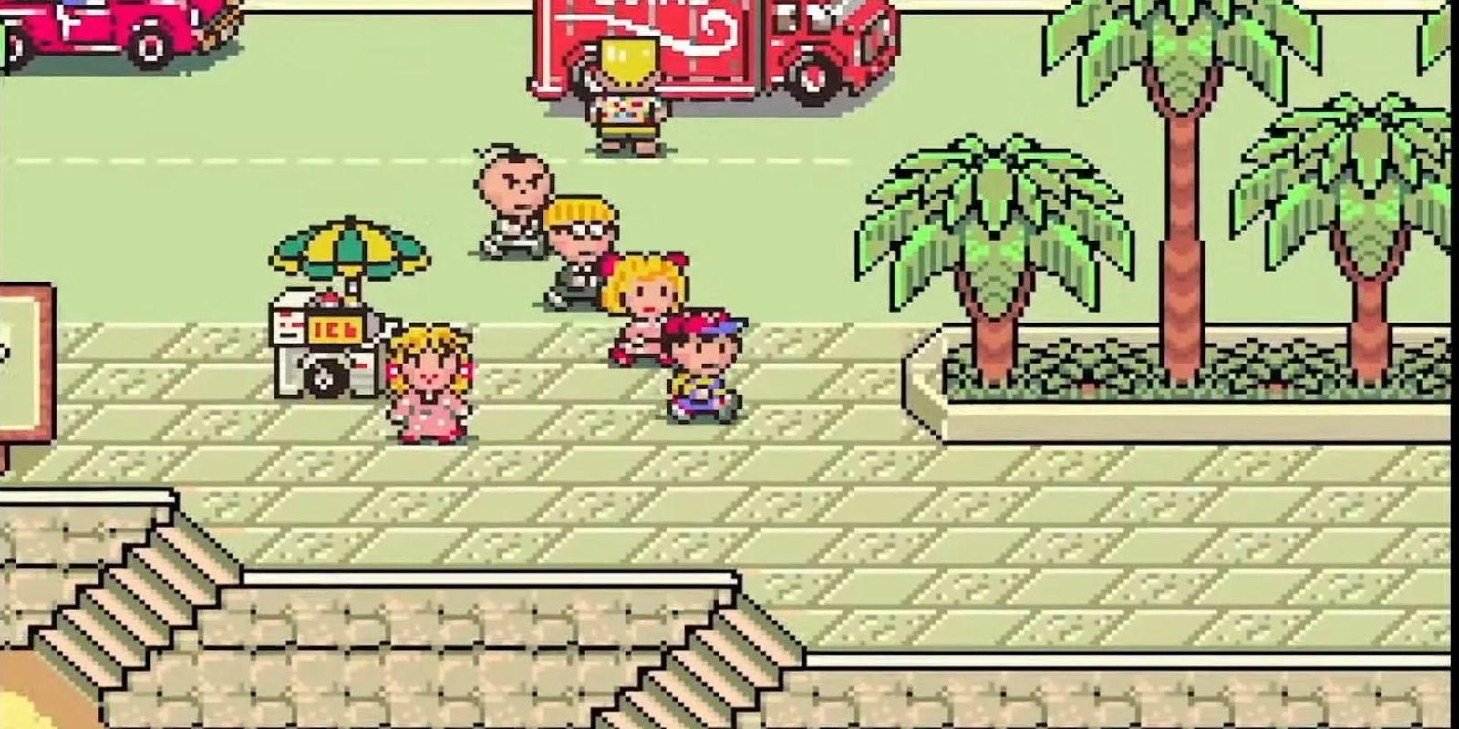 Earthbound Out Walking through a coastal town
