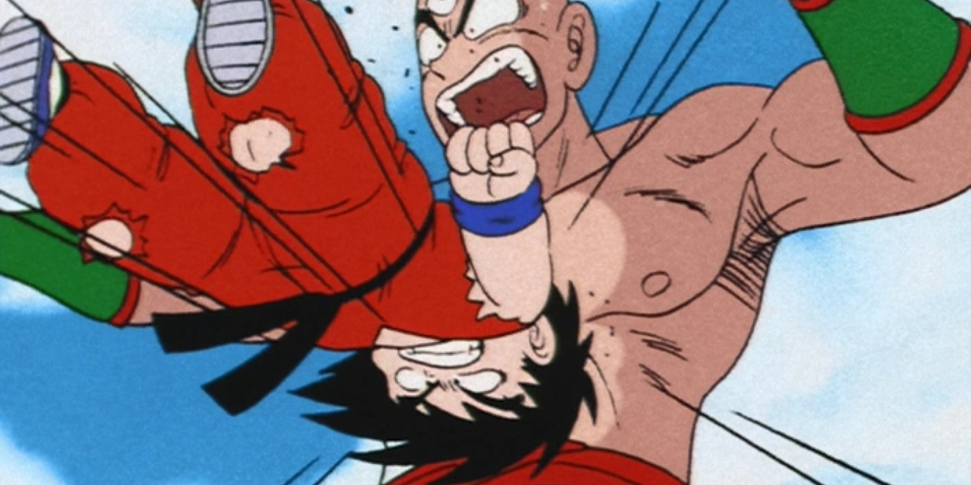 Goku Headbutts Tien