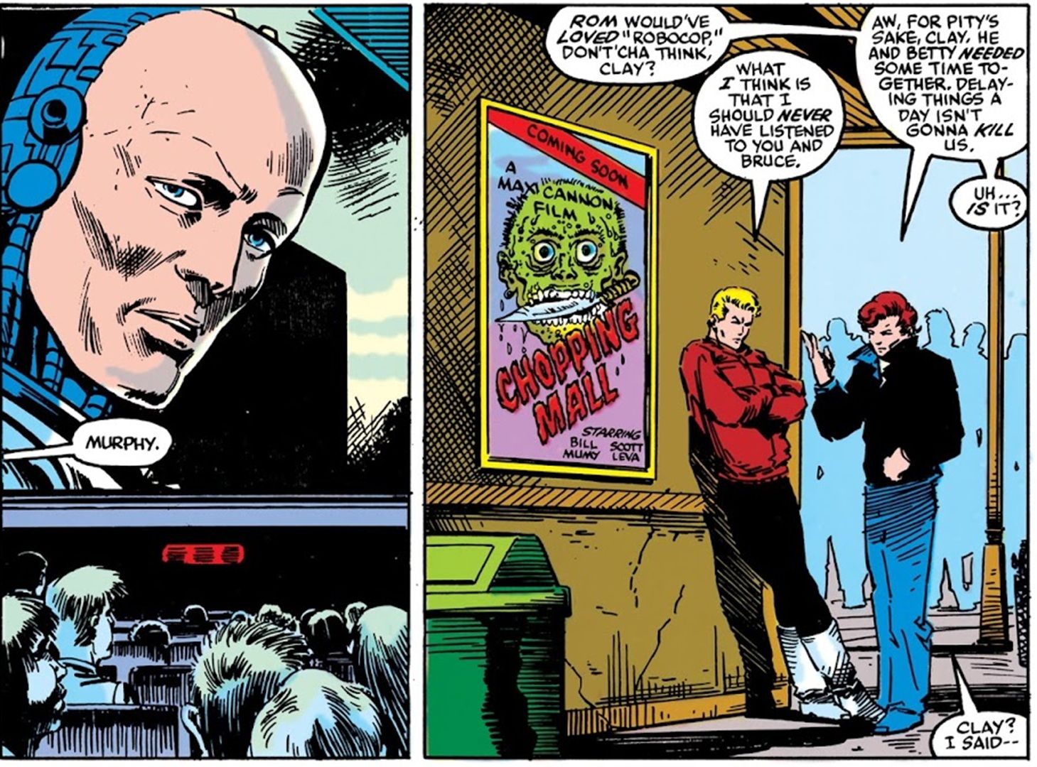 Rick goes to see Robocop