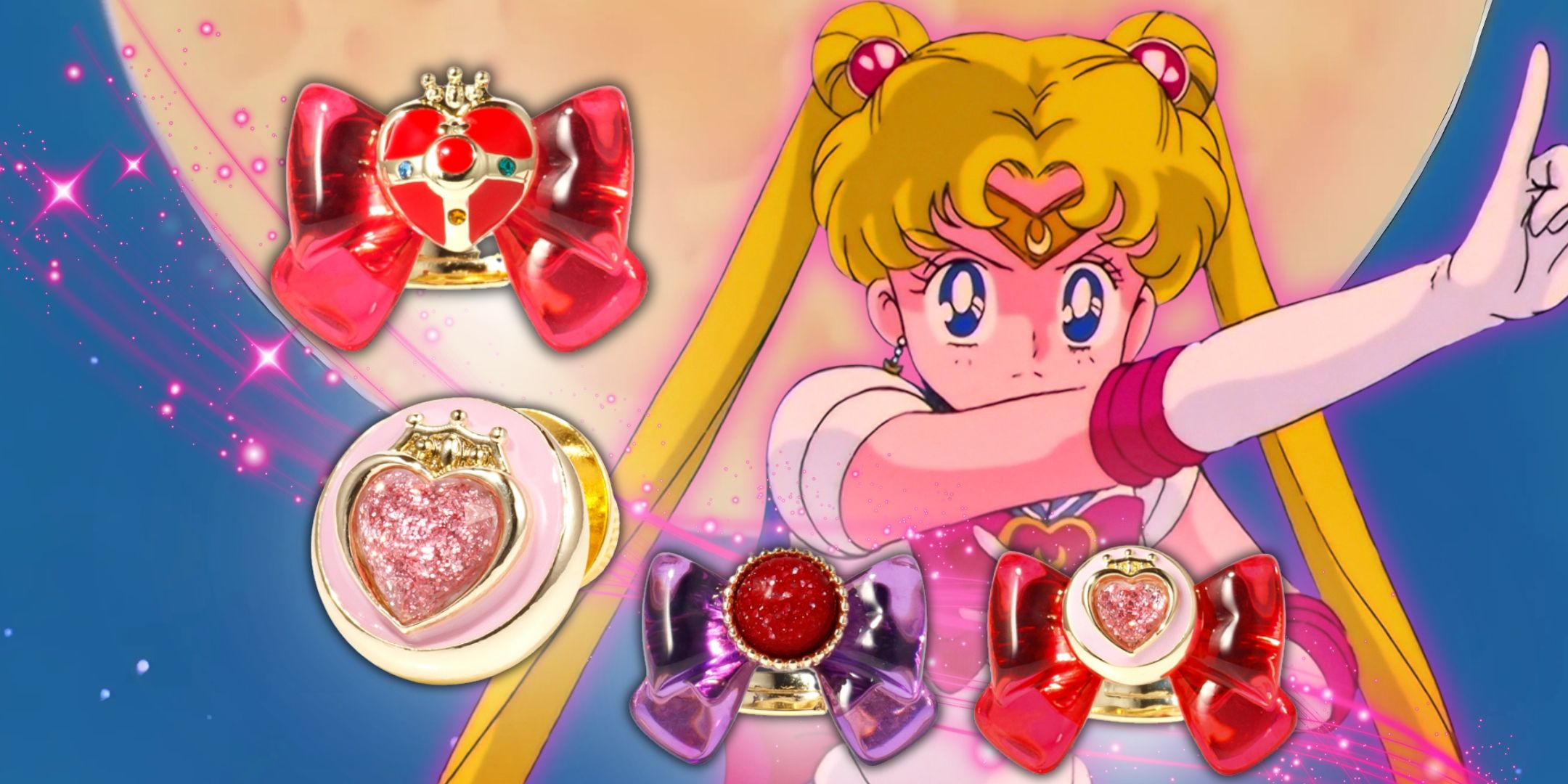 Usagi se convirtió en una luna de marinero animada de los años 90 y joyas oficiales de Liquem