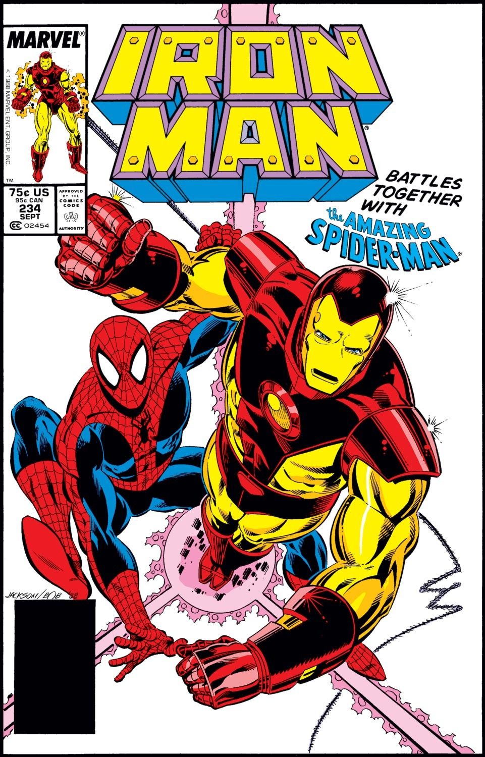 The cover of Iron Man #234