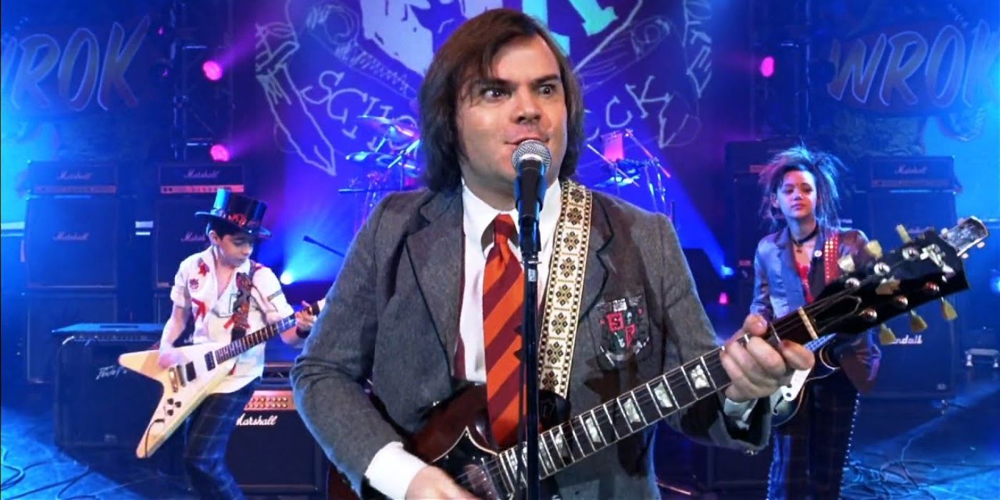 Jack Black as Dewey Finn singing