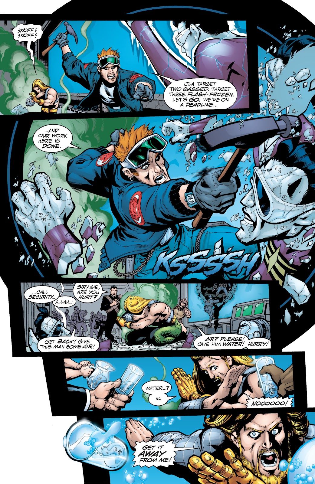 Aquaman ahora tiene miedo al agua