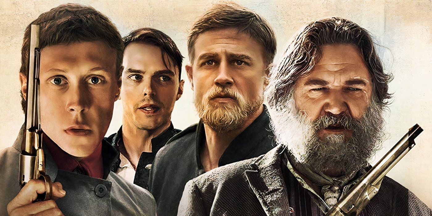 The main cast of True History of the Kelly Gang in promo image for the movie.