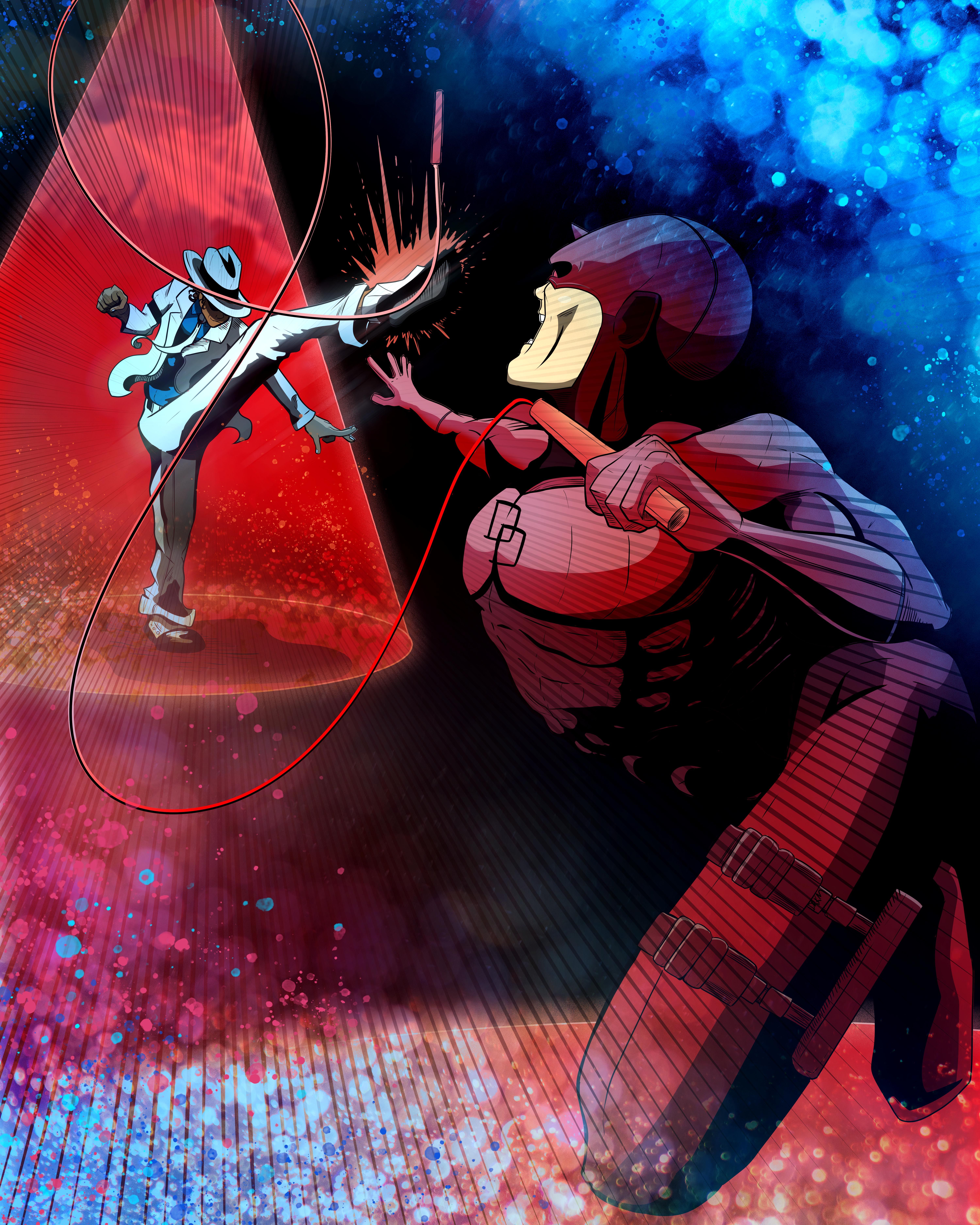 Daredevil against smooth criminal