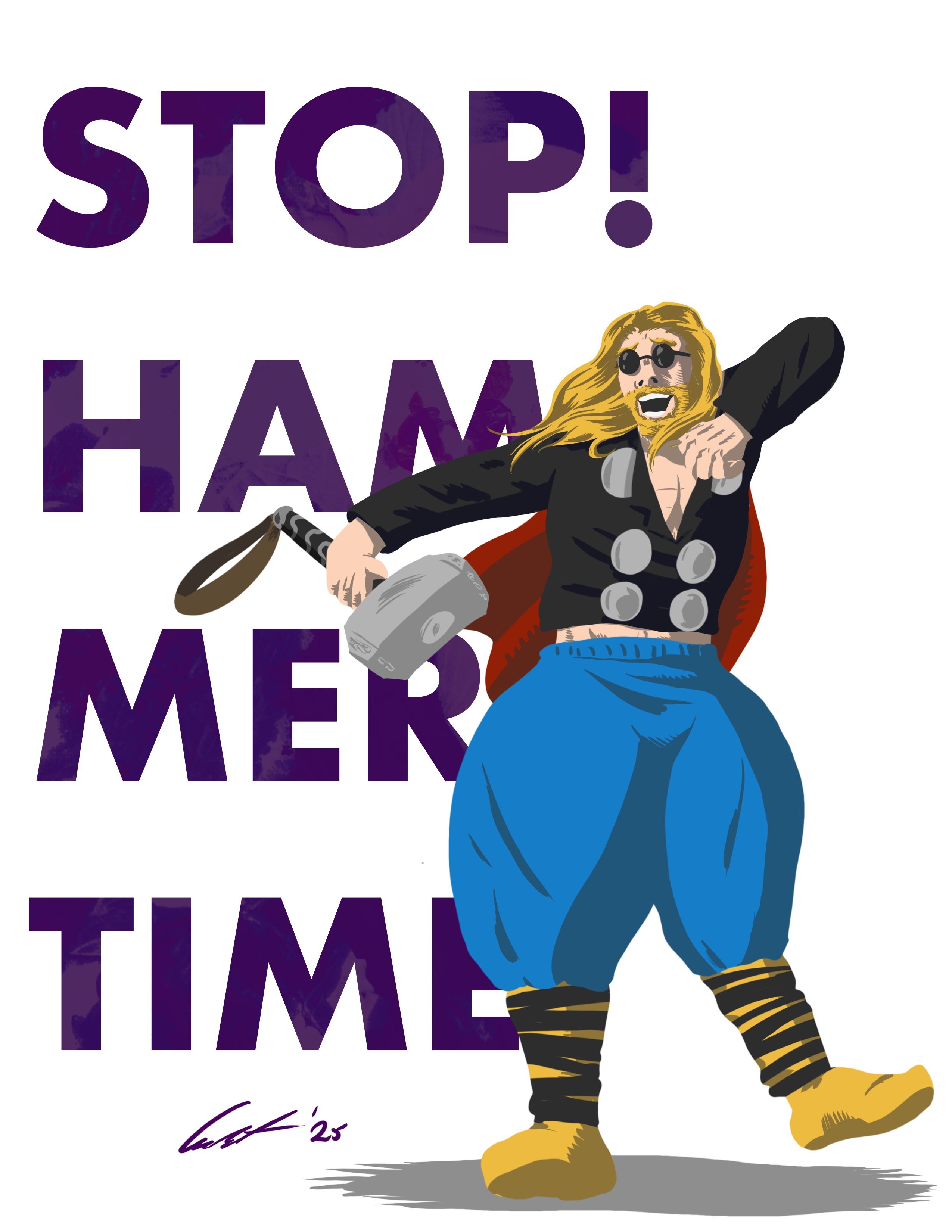 Thor in "I can't touch it"