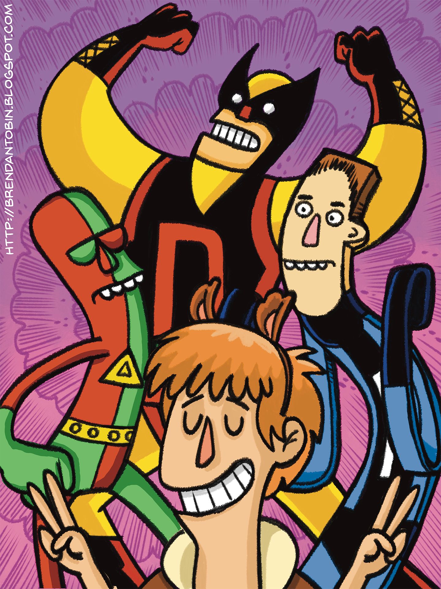 A collection of obscure Marvel characters form a Thunderbolts team by Brendan Tobin