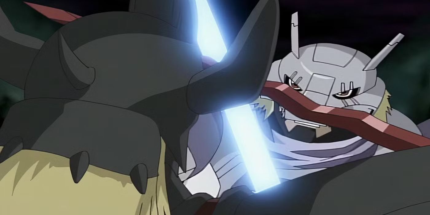 Lobomon vs Duskmon - Digimon Frontier