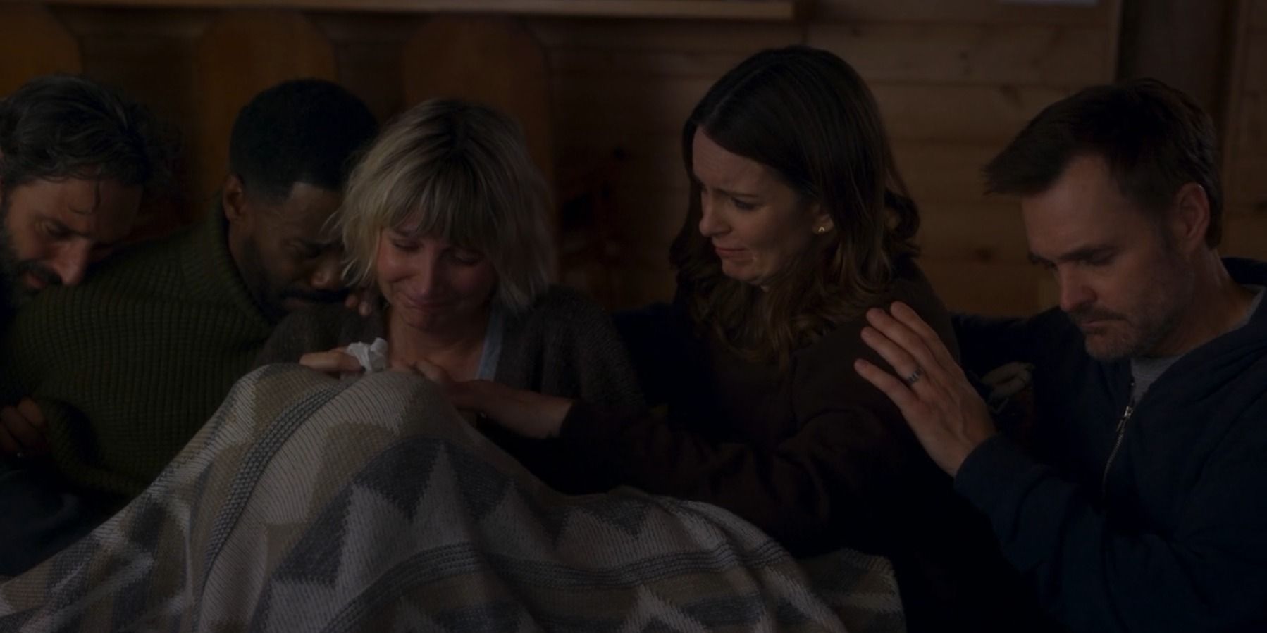 Marco Calvani, Tina Fey, Colman Domingo, Kerri Kenney and Will Forte in The Four Seasons