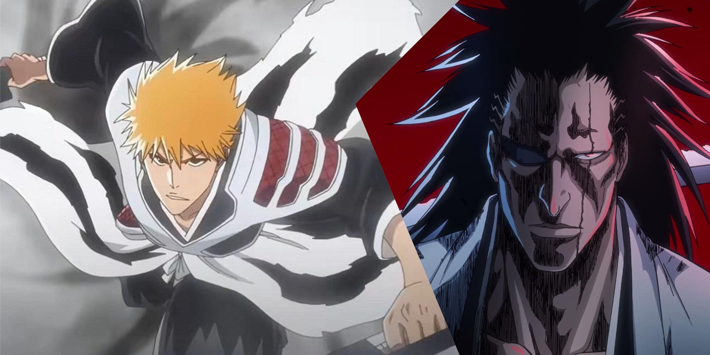 Ichigo Kurosaki and Kenpachi Zaraki from Bleach