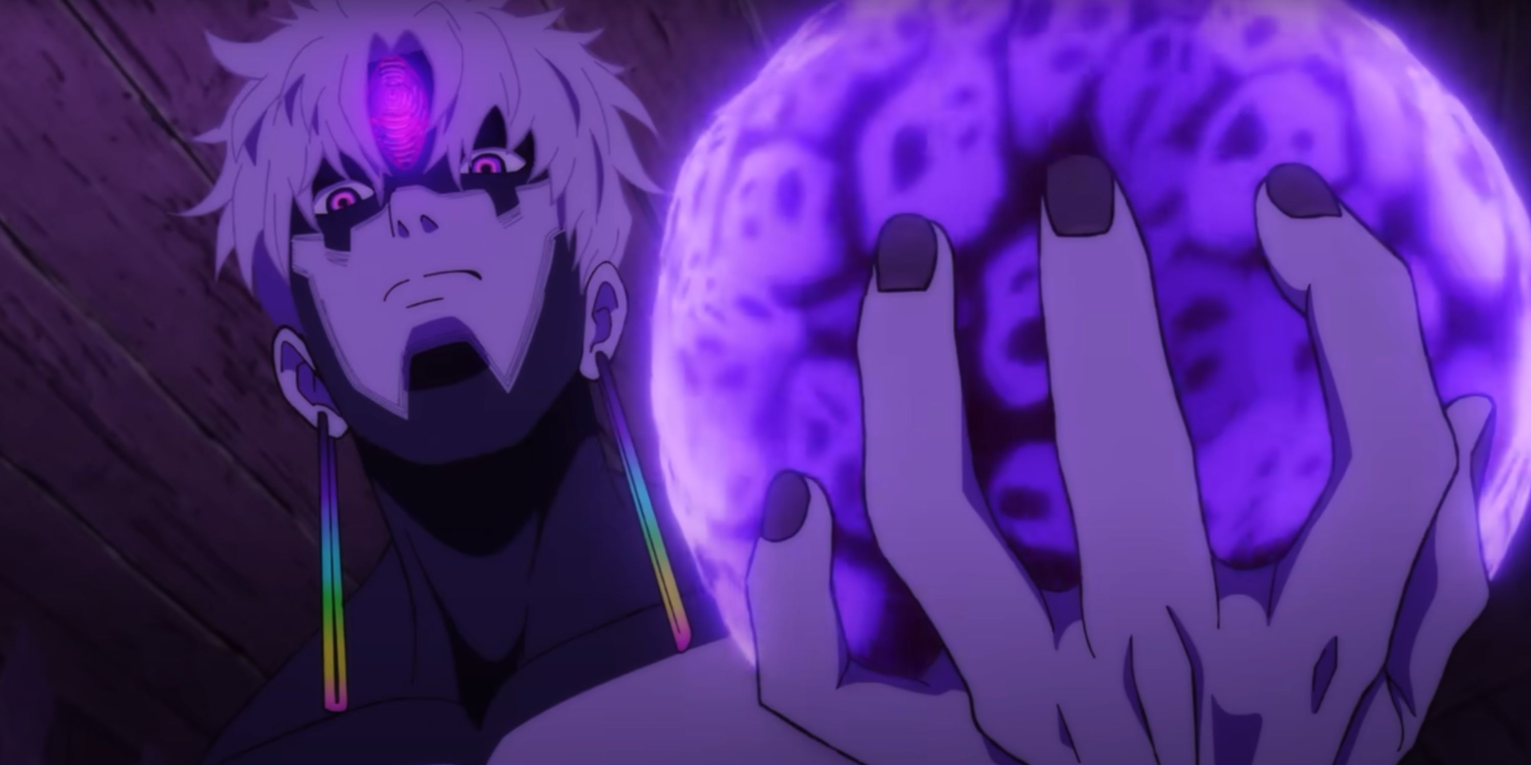 Evil Eye possessed Jiji holds a spirit ball in Dandadan Season 2 Trailer