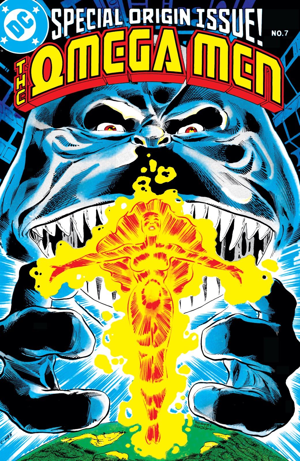The cover of Omega Men #7
