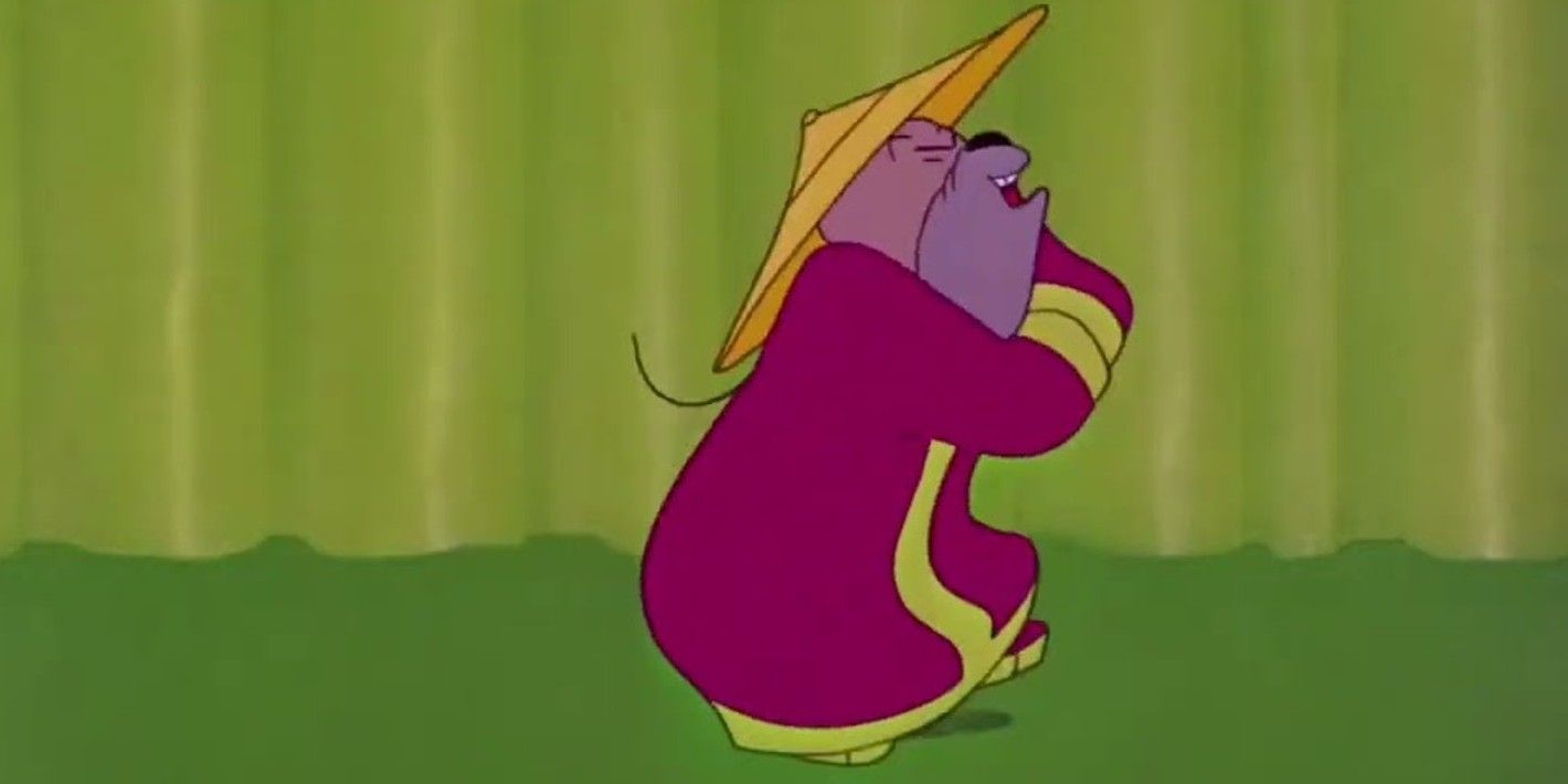 Poochini as a Chinese stereotype in Magical Maestro