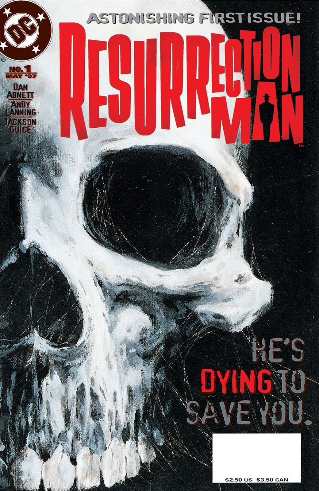 The cover of Resurrection Man #1