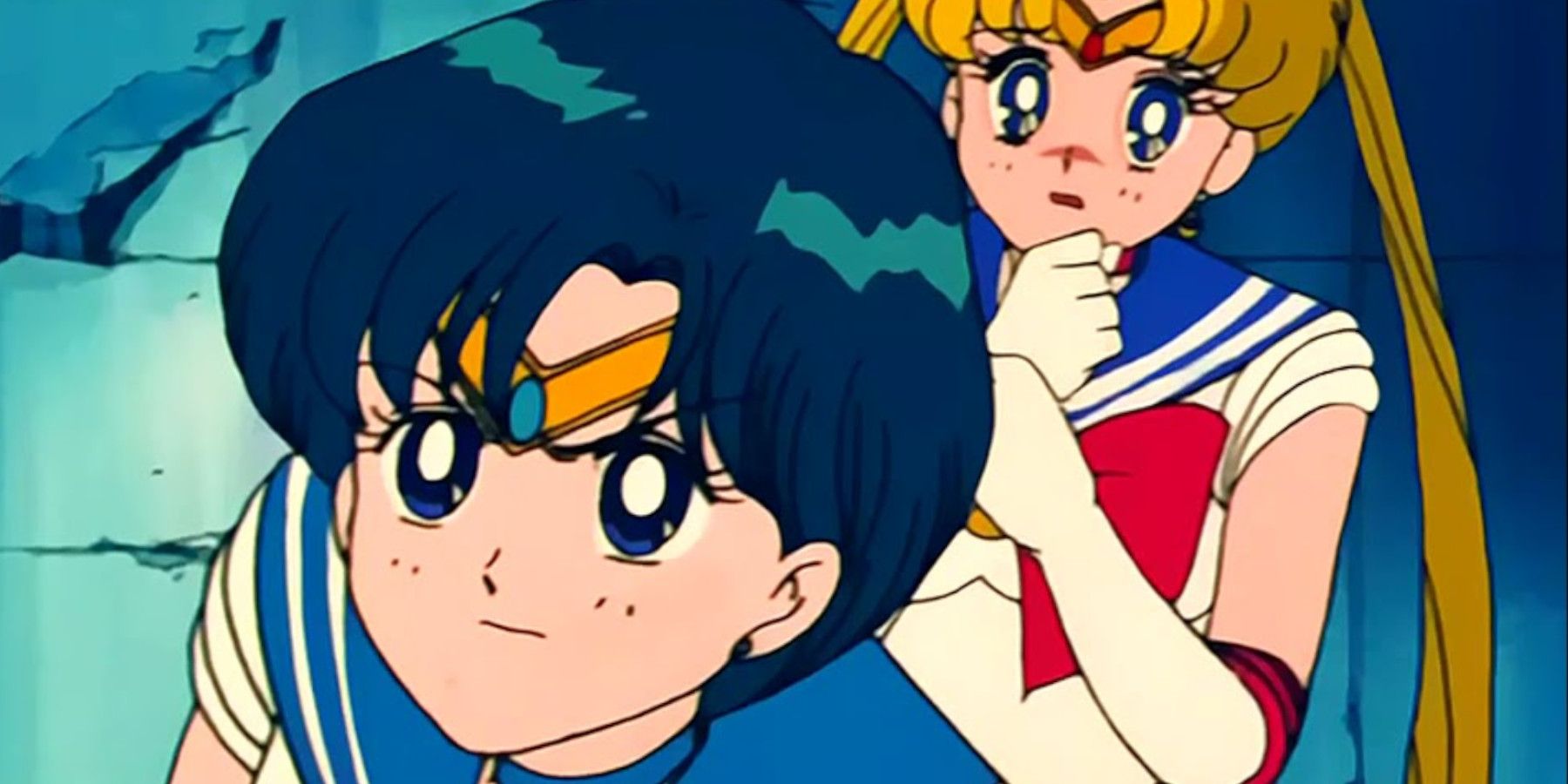 Sailor Moon Episode 35: "Memories of return Usagi and Mamoru," Mercury tells Malachite to whiten its roots.