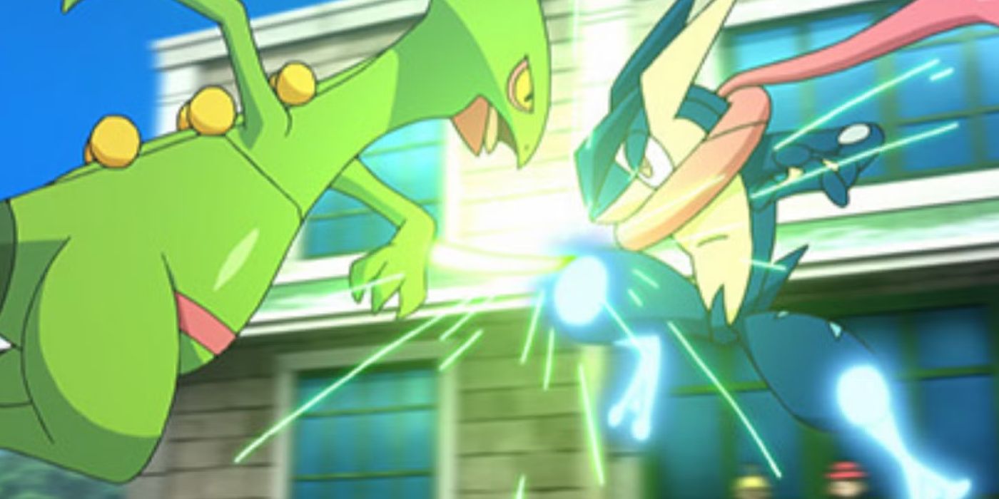 Sceptile vs Greninja - Pokemon XYZ